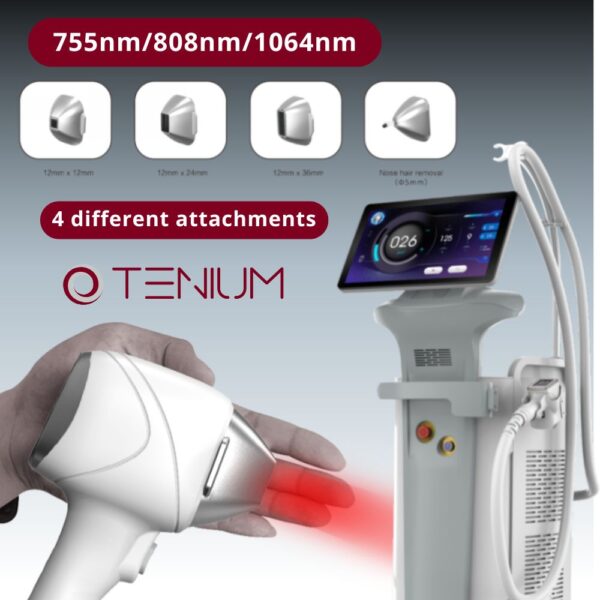 Diode laser JL8 PRO - for hair removal 4v1 1800W