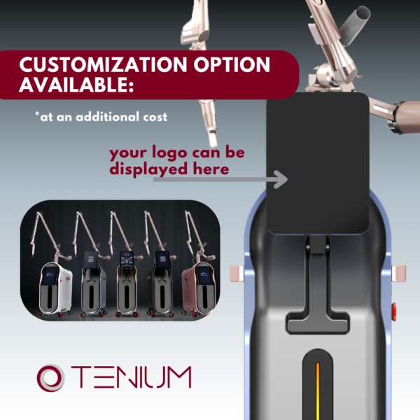 Picosecond Laser SH9 – designed for tattoo removal, pigmentation treatment, hair removal, vascular lesion treatment, carbon peeling, and skin rejuvenation.