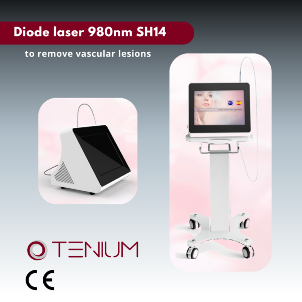 Diode laser 980nm SH14 - to remove vascular lesions