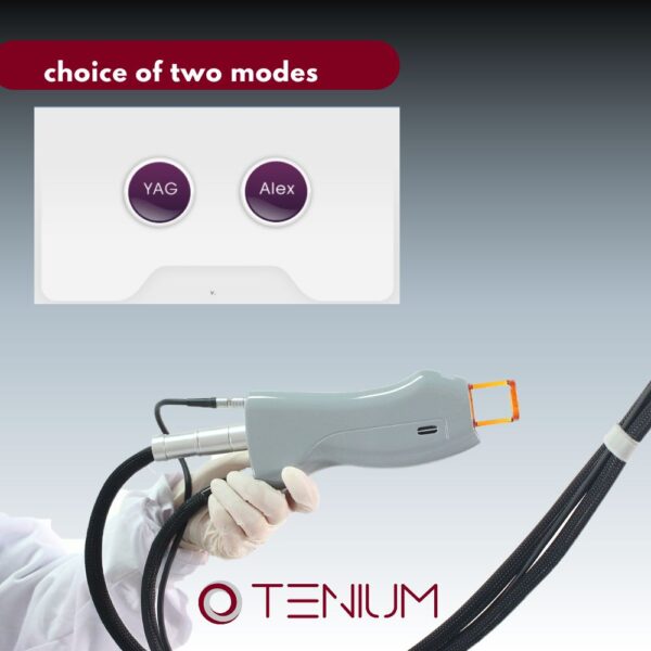 233 Alexandrite laser 755 and 1064 nm JL5 - for hair removal and skin rejuvenation