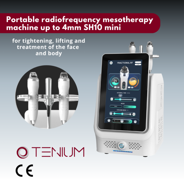 template na web obrázky engliš-2 Portable radiofrequency mesotherapy machine up to 4mm SH10 mini - for tightening, lifting and treatment of the face and body